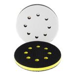 2PCS 5 Inch 8 Holes Soft & High Foam Interface Pad, Orbital Sander 5