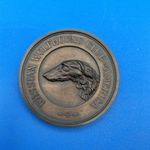 PRE 1936 RUSSIAN WOLFHOUND CLUB OF AMERICA AWARD MEDALLION by R. STOLL NY