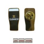 Guinness Pin Badges Beer Glass Design – 5x or 10x Pack Collectable Gift Bar Pub