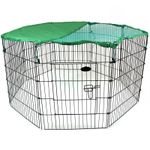 Dog Pet Pen 8 Panel Puppy Rabbit Metal Playpen Run Cage Foldable Fence Enclosure