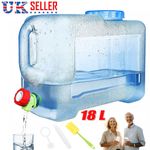 18L Water Bottle Bucket Tap Container Drinking Carry Picnic Camping Outdoor New