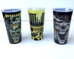 Metallica M72. World tour Pop Up Store Berlin  3x plastic Vinyl event Beer cups