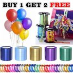 Curling Plain Ribbon for  BALLOON  Birthday Party Gift Wrapping STRING TIE UK