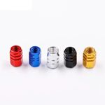 X 4 Tyre Valve Dust Caps Hex Car Bike Motorcycle Alloy UK Seller FITS ALL CARS