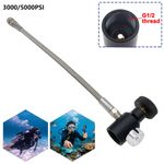 PPCP Fill Adapter Fill Station with 10 Inch Hose for Paintball Tank or HPA Tank