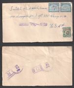 1947 Panama Cover to USA. Cancer Control