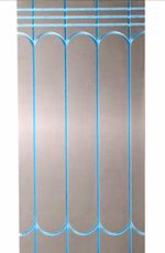 Underfloor Heating Mat System on Mesh Backing, Blue Cable, Grey/Blue -70 QTY