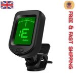 Digital Chromatic LCD Clip-On Tuner For Guitar Ukulele Violin Bass Instruments