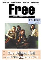 FREE APPRECIATION SOCIETY #182 March 2026 Paul Kossoff Rodgers Kirke Fraser