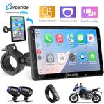 Carpuride W712D Moto CarPlay Android Auto Waterproof Touchscreen Wired Controlle