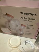 Tommee Tippee Double Electric Breast Pump Set, Bottles, Digital Timer, 423638