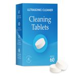Ultrasonic Denture Cleaning Tablets 60 Pack,Deep Clean for Retainers & Mouthgurd