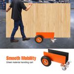 Heavy Duty Panel Cart 300kg Load Panel Carrier with 4 Wheels for Drywall Sheet