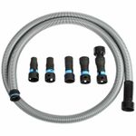 Quick Click Dust Extraction Power Tool Home Shop Vacuum Hose Kit