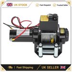 ELECTRIC WINCH 13500/4500/3000LB 12v STEEL ROPE BLACK WIRELESS RECOVERY 4x4 UK