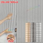 5X Thick 3D Wood Grain Panel Wallpaper Stick Self Adhesive Wood Slat Wall Panels