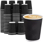 2500 Pack 12oz Disposable Paper Takeaway Coffee Cups For Hot and Cold Drinks