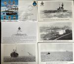 Navy Cover -HMS EAGLE - Sunk By German U-Boat WW2 - Signed By 2 Survivors (RefB)