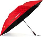 Scuderia Ferrari Official Shield Compact Scudetto Umbrella Red
