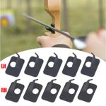 10PCS Plastic Archery Arrow Rest RH/LH Stick On for Takedown Recurve Bow Target