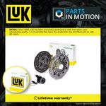 Clutch Kit 3pc (Cover+Plate+CSC) fits VAUXHALL ZAFIRA A, B 1.6 1.8 99 to 14 LuK