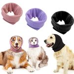 Pets Dog Ears Cover Noise Reduce Anxiety Relief Bathing Warm Protector Earmuffs
