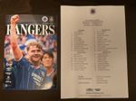 Rangers V Kilmarnock Programme And Team Sheet 10 October 2026