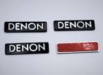 4 x Compatible with Denon Speaker Badge replacement