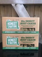Suet Block [10pk] x2  Honest2Nature Wild Bird Food. Square Suet Blocks pk of 20