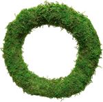 5 x 10" 12" 14" Padded Moss Effect Wreath Rings Christmas Making Bases Frames