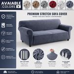 Universal Stretch Sofa Cover 3 Seater Slipcovers Elastic Fit Couch Protector Pet