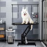 XLarge Professional Hydraulic Pet Dog Grooming Table Adjustable w/ Z Lift H Bar
