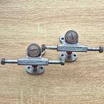 ACS 500 Silver Skateboard Trucks 70's Vintage Pair