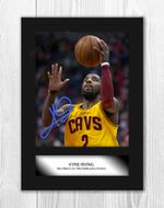 Kyrie Irving (1) Boston Celtics A4 reproduction signed poster. Choice of frame.