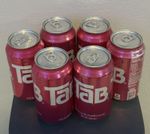 Lot Of 6 Tab Soda Unopened Empty Cans  Discontinued Collectible Coca Cola
