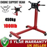 Engine Gearbox Support Stand 1000 lbs 450kg Heavy Duty Swivel Transmission Red