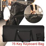 76-Key Electric Keyboard Case Gig Bag Waterproof Padded For Yamaha Korg Casio