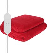 Electric Heated Throw Blanket 160x130CM 9 Levels Timer Machine Washable Sofa Bed