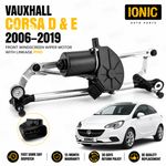 Vauxhall Corsa D & E 2006–2019 Front Windscreen Wiper Motor with Linkage RHD