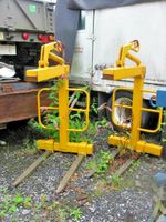 CRANE FORKS 2 TON SWL SUIT HIAB ATLAS / EXCAVATOR ETC GOOD SOLID HANDY FORKS