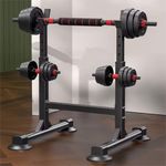 Squat Racks Barbell Rack Stand Adjustable Olympic Weight Bench Press Home Gym