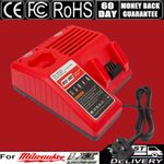 12V 18V Rapid Charger M12-18C For Milwaukee For M12 For M18 48-11-1850 Battery