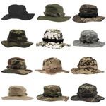 CLASSIC US COMBAT ARMY STYLE GI BOONIE BUSH JUNGLE HAT SUN CAP COTTON RIPSTOP
