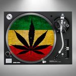 Rastafarian Flag 12" DJ Slipmats Turntable Pair or Single *Posted In Cardboard*