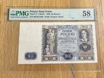 Poland 20 zlotych 1936 UNC -  PMG 58 S/N BP5241400