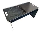 Fire Pit Camping BBQ Portable Flat Pack Wood Log Burner Steel  68 x 36 x 30cm