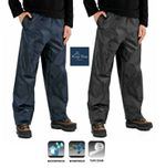 Mens Womens Unisex Storm Packaway Waterproof Rain Over Trousers Pac In Bag S-3XL