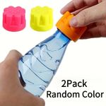 2pcs Heavy Duty Silicone Bottle Opener Anti Slip Grip Ergonomic Lever Lid Openin