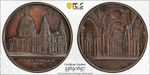 Great Britain 1853 Bronze Wiener Cathedral Medal St. Paul's PCGS SP62 Hoyd-49
