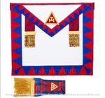 Lambskin Leather Masonic Royal Arch Principal apron & Sash BRAND NEW
